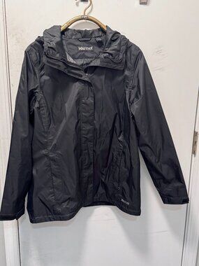 Black Women's Marmot Rain Jacket